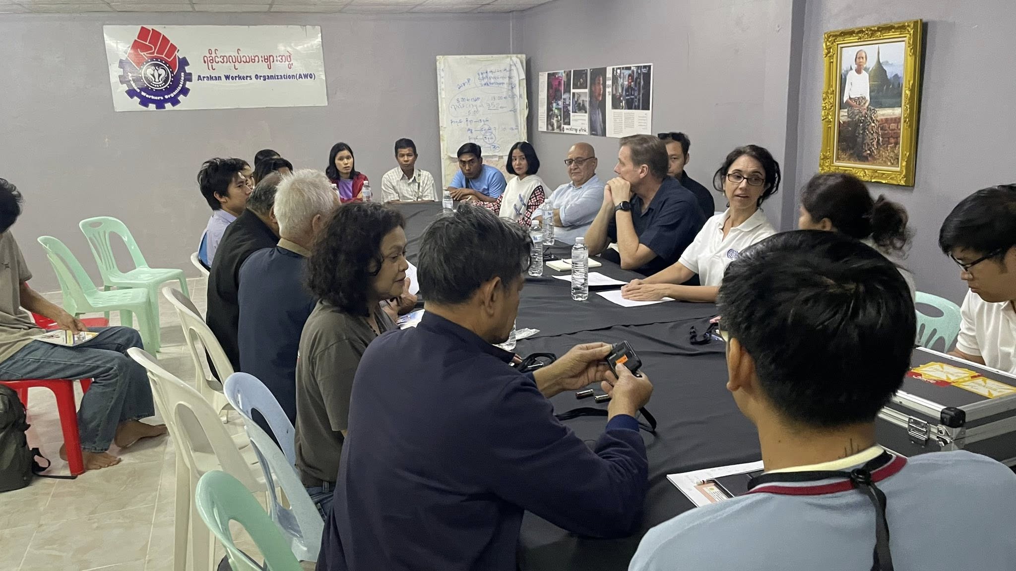 ILO's MARs Joint Meeting with HDRF, MAP Foundation, AWO, YCOWA and Myanmar Migrant Workers